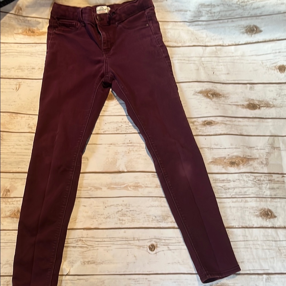 Jordache Super Skinny Pants in Deep Wine